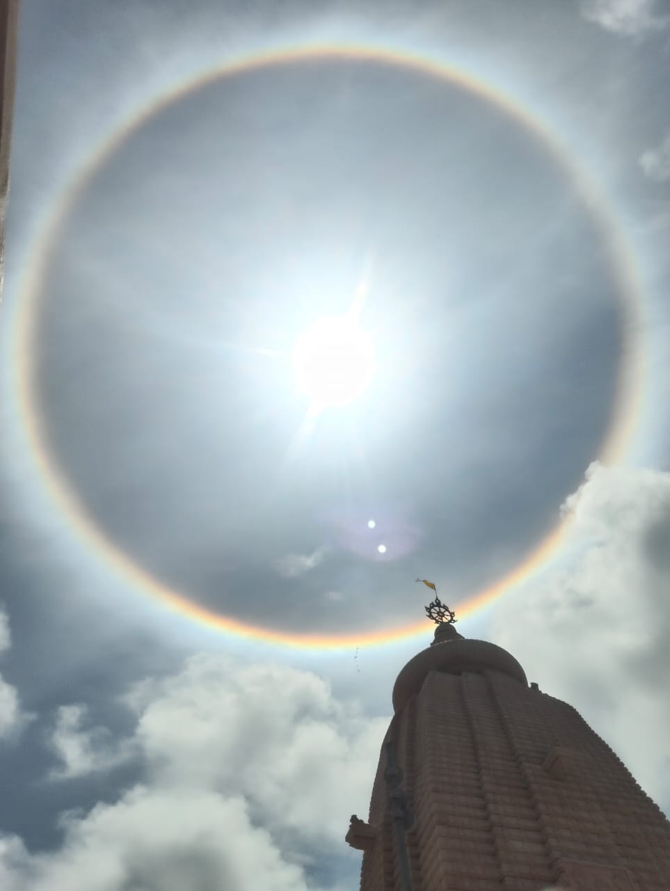 Digha Jagannath Temple Chakra Rainbow 