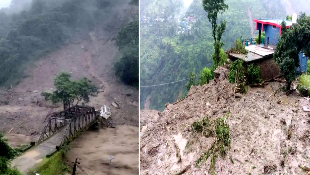 চামোলি-রুদ্রপ্রয়াগ মেঘভাঙা বৃষ্টি