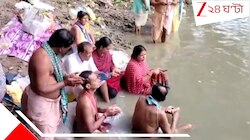 ভগীরথীতে ফের কুমির আতঙ্ক, মহালয়ায় তর্পণের আগে জলবোমা ফাটাল বন দফতর