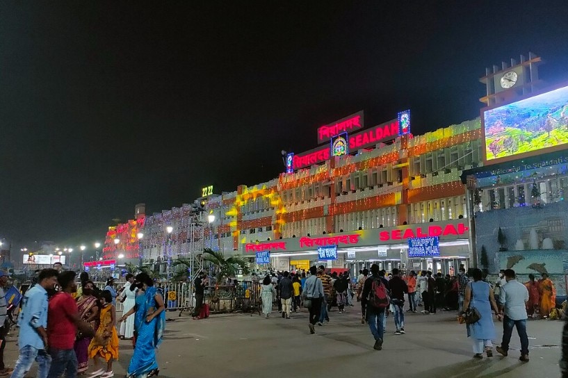 Special arrangements at Sealdaha Station for Durga Puja