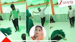 মারাত্মক ভিডিয়ো!গরবা নাচের সময় ১৯-এর তরুণীর হঠাত্‍ হার্ট অ্যাটাক,বিয়ের ৪মাসেই সব শেষ