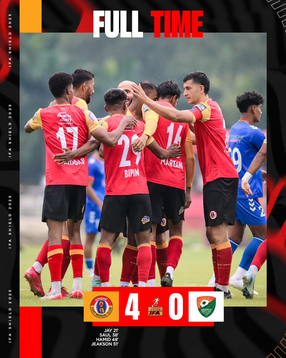 East Bengal vs Sreenidi Deccan
