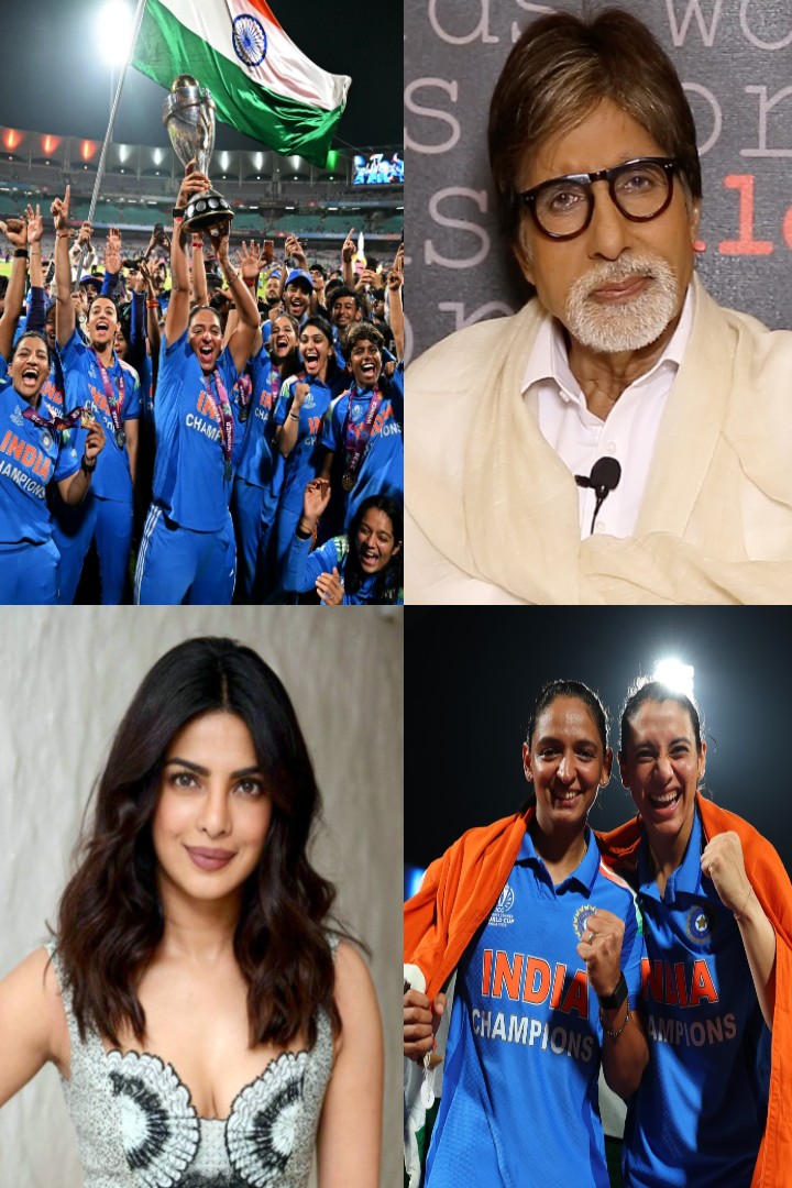 বিশ্বকাপে ঐতিহাসিক জয়! হরমন-স্মৃতিদের শুভেচ্ছায় ভরালেন অমিতাভ থেকে অনুষ্কা...