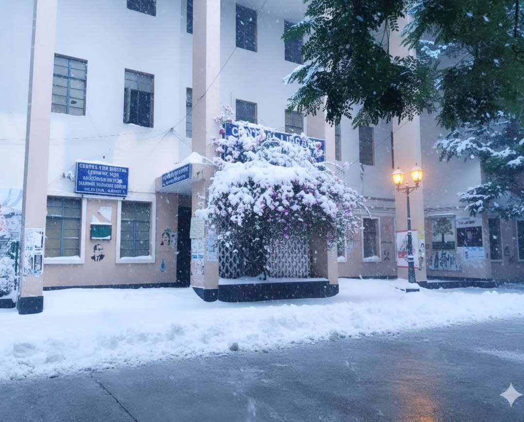 যাদবপুরে তুষারপাত