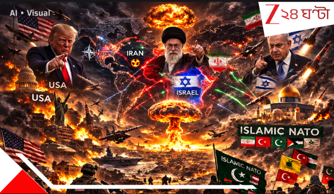 Israel- Iran War: মধ্যপ্রাচ্যে আগুনের লেলিহান শিখা, পরমাণু শক্তিধর ইরানের নখ-দাঁতে ছিন্নভিন্ন ৭ প্রতিবেশী দেশ, চুরমার 'ইসলামিক' ঐক্য? তৃতীয় বিশ্বযুদ্ধ... Israel- Iran War: মধ্যপ্রাচ্যে আগুনের লেলিহান শিখা, পরমাণু শক্তিধর ইরানের নখ-দাঁতে ছিন্নভিন্ন ৭ প্রতিবেশী দেশ, চুরমার 'ইসলামিক' ঐক্য? তৃতীয় বিশ্বযুদ্ধ...