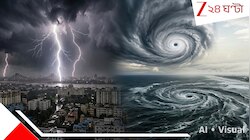 পশ্চিমী ঝঞ্ঝা ও ঘূর্ণাবর্তের জোড়া ফলায় দুর্যোগের চোখরাঙানি, টানা ৭দিন ব্যাপক বৃষ্টি.