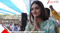 ফের রাজনীতির স্পটলাইটে নুসরত: তারকা প্রচারকের তালিকায় বসিরহাটের প্রাক্তন সাংসদের নাম