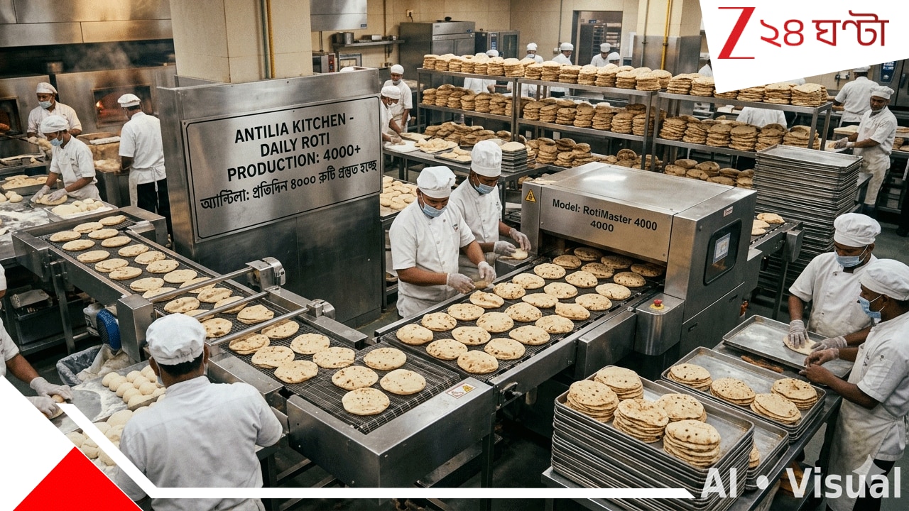 Mukesh Ambani House: আম্বানিদের বাড়িতে প্রতিদিন কেন ৪০০০ রুটি হয়? লাখ টাকার শেফ মিনিটে বানান ১০০ চাপাটি