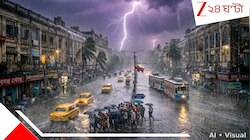 সকাল থেকেই আকাশের মুখভার: বিকেলেই ৬০ কিমি ঝড়ের সঙ্গে ঝাঁপিয়ে বৃষ্টি, টানা ৪দিন দুর্