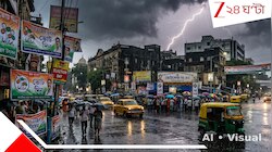 মেগা ফাইনালে ঝড়-বৃষ্টির ভ্রুকুটি: শেষ দফার ১৪২ আসনে ভোটের দিন কালবৈশাখীর তাণ্ডব? 