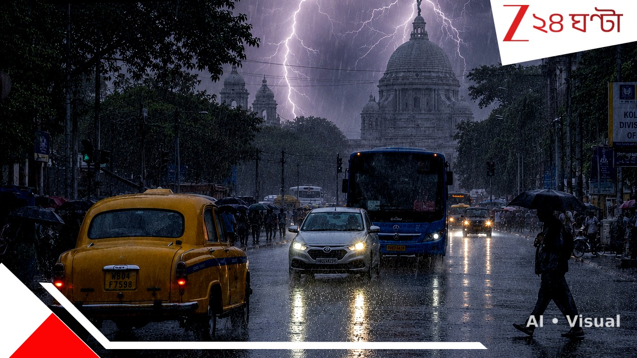 Bengal Weather Update: মেগা স্যাটারডে-তে দুর্যোগের অশনিসংকেত: ৫০ কিমি বেগে কালবৈশাখীর রুদ্রমূর্তি তান্ডব করবে কলকাতা-সহ একাধিক জেলায় Bengal Weather Update: মেগা স্যাটারডে-তে দুর্যোগের অশনিসংকেত: ৫০ কিমি বেগে কালবৈশাখীর রুদ্রমূর্তি তান্ডব করবে কলকাতা-সহ একাধিক জেলায়