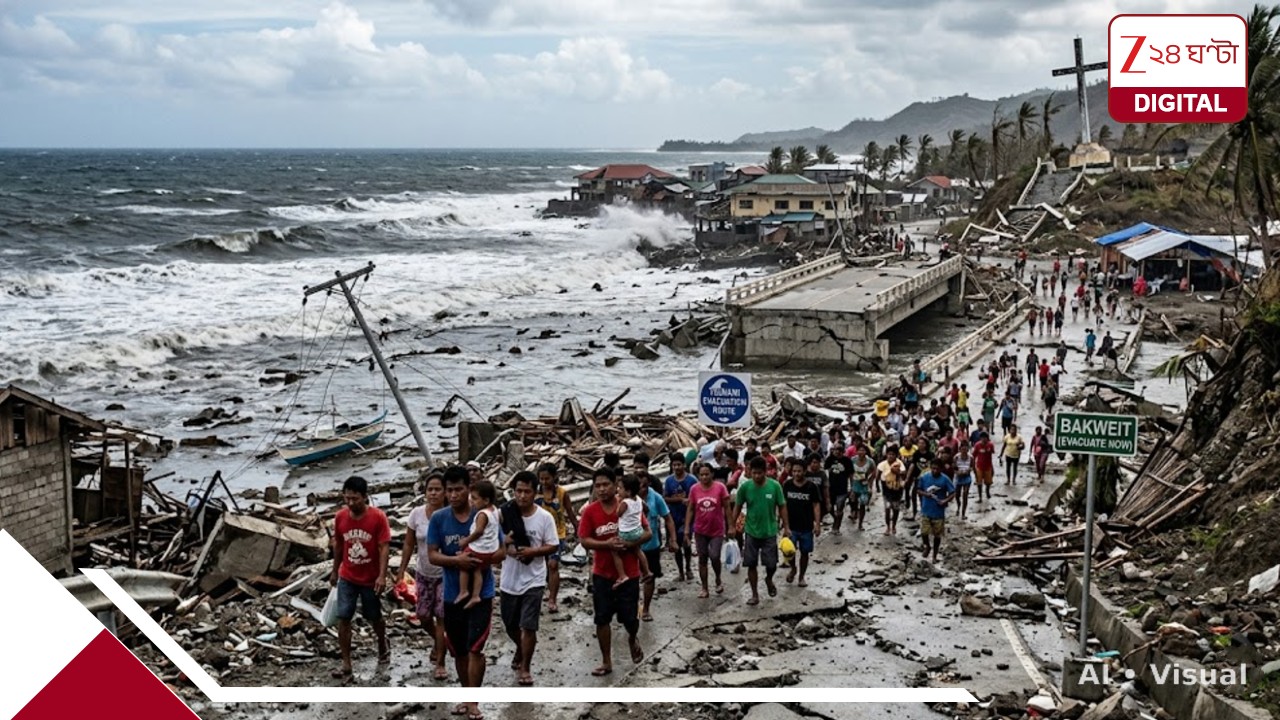 Massive Earthquake: ৮.২ মাত্রার প্রলয়ঙ্করী ভূমিকম্প! ভয়ংকর কম্পনে মৃত্যু একাধিকের, গ্রাস করতে আসছে সমুদ্রের দানবীয় ঢেউ Massive Earthquake: ৮.২ মাত্রার প্রলয়ঙ্করী ভূমিকম্প! ভয়ংকর কম্পনে মৃত্যু একাধিকের, গ্রাস করতে আসছে সমুদ্রের দানবীয় ঢেউ