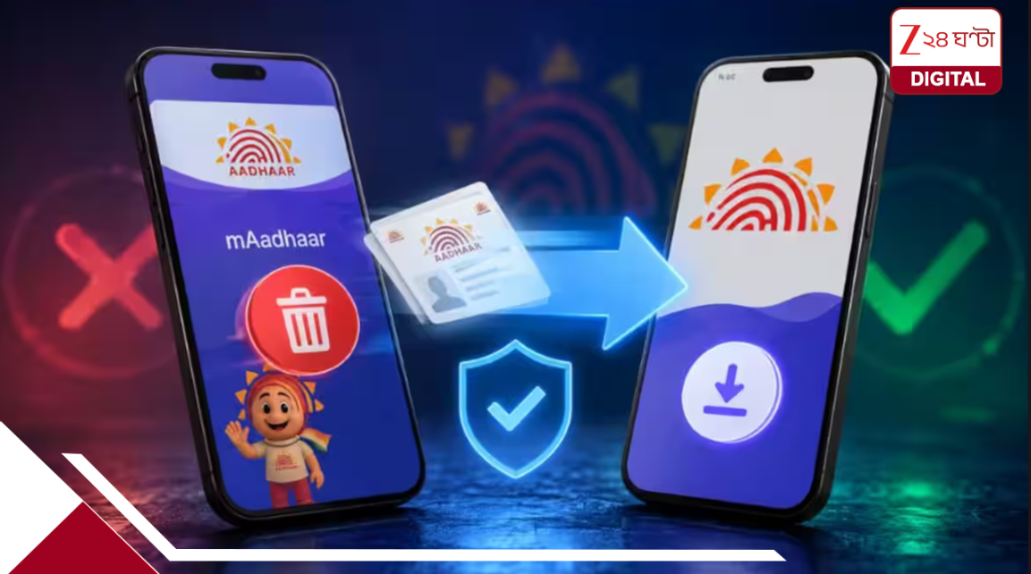 ১ জুলাই থেকেই বন্ধ পুরনো ‘mAadhaar’ অ্যাপ! অবিলম্বে ডাউনলোড করুন নতুন অ্যাপ; তবে সাবধান না হলেই বিপদ ১ জুলাই থেকেই বন্ধ পুরনো ‘mAadhaar’ অ্যাপ! অবিলম্বে ডাউনলোড করুন নতুন অ্যাপ; তবে সাবধান না হলেই বিপদ