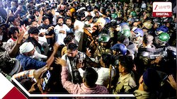 কৃষক বিদ্রোহে স্তব্ধ রাজধানী:রাজপথ অচল করে ট্রাক্টর-ব্যারিকেড ভেঙে হাজার হাজার জেনজি