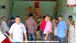 দেবীর মিষ্টি ভোগ-ঢাকেশ্বরী শাড়ি আসে বাংলাদেশ থেকে, এভাবেই পূজিত হন কালিয়াচকের শশ্ম