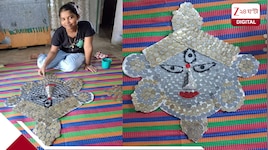 লক্ষ্মীর ভাঁড়ের ১,০০০ কয়েনেই প্রাণ পেল মা দুর্গা! তাক লাগাল সুন্দরবনের শুভশ্রী