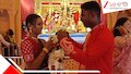 পুজোমণ্ডপেই বিয়ে, সাক্ষী স্বয়ং মা দুর্গা! মালাবদল করে পথ চলা শুরু নবদম্পতির