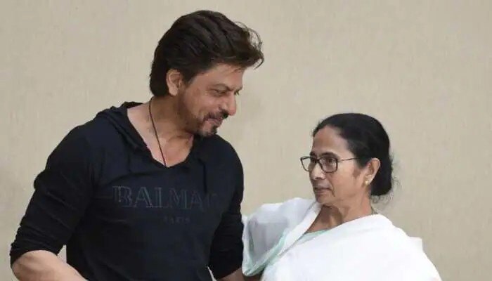 Shah Rukh Khan and Mamata Bannerjee