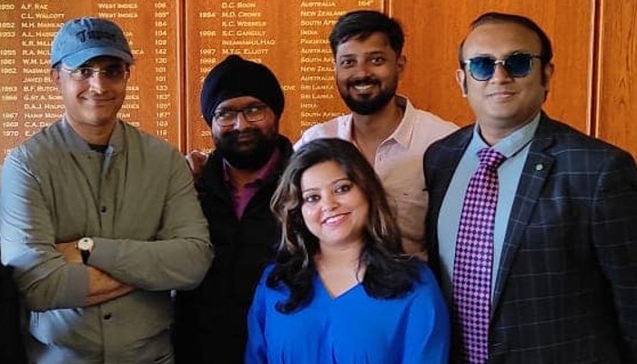 Sourav Ganguly at Lords