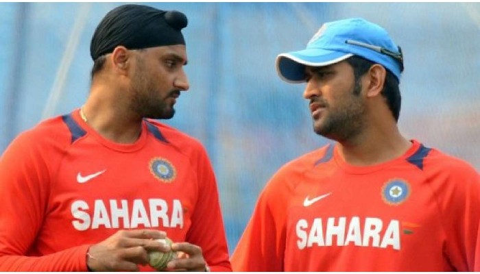 Bhajji and Dhoni