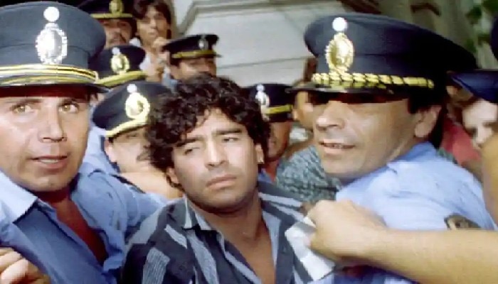 Maradona arrest for doping . 