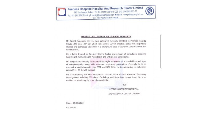 Surajit Sengupta medical 