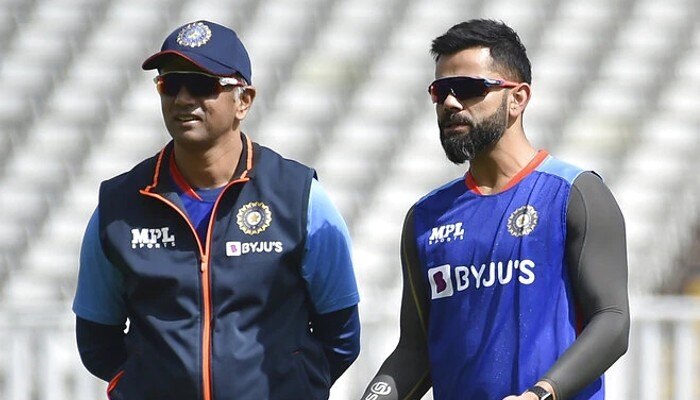 Virat Kohli and Rahul Dravid