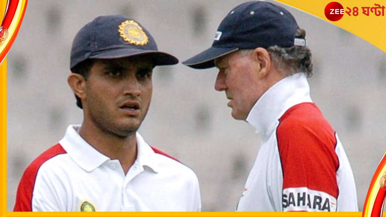 Sourav Ganguly and Greg Chappel 