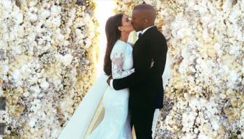 কিম কারদাশিয়ানের বিয়ের ছবির কপালে ২০১৪ সালের সব থেকে বেশি 'লাইক' 