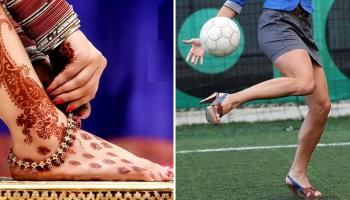 পায়ে যখন ফুটবল, তখন 'নূপুরের থেকেও বেশি দোলে'