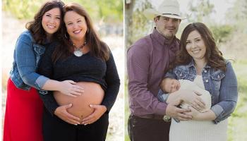 মেয়ের জন্য গর্ভবতী হলেন ৪৮ বছরের মা, 'জন্ম দিলেন নাতির'