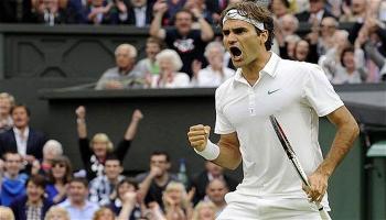 অঘটনের উইম্বলডনে রজার ফেডেরার ম্যাজিক