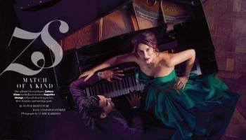 ম্যাগাজিনের কভারে অনন্য লুকে ধরা দিলেন জাহির-সাগরিকা