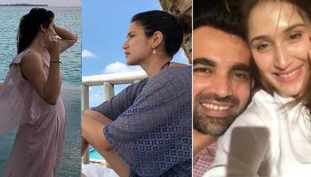 সাগরিকা ঘাটগে ও জাহির খানের মধুচন্দ্রিমার ছবি দেখেছেন?