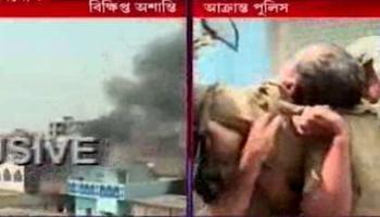 আসানসোলে ফের নতুন করে সংঘর্ষ, গুরুতর জখম পুলিসকর্মী