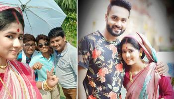 &#039;রানি রাসমণি&#039;র শ্যুটিং সেটেই হল দ্বিতিপ্রিয়ার ভালো ফলের সেলিব্রেশন