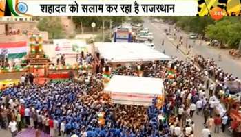 শহিদ জওয়ানদের প্রতি শ্রদ্ধায় রাজস্থানে ৭০০ কিমির মানব বন্ধন