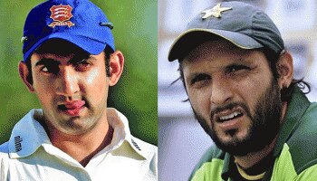 গৌতম গম্ভীরকে চিকিত্সার জন্য পাকিস্তানে ডাকলেন আফ্রিদি
