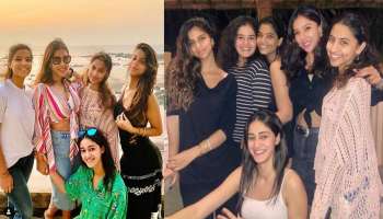 বছর শেষের হুল্লোড়, শাহরুখের আলিবাগের বাংলোয় বন্ধুদের নিয়ে হাজির সুহানা খান