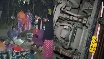 দুরন্ত গতিতে ঘরে ঢুকে পড়ল বালিবোঝাই লরি, গলসিতে মর্মান্তিক দুর্ঘটনায় নিহত ২ শিশু-সহ ৫