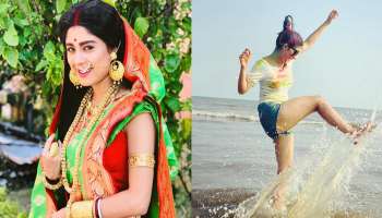 সমুদ্রের কাছাকাছি, শরীরে নোনা জল মেখে রঙের উতসবে মাতোয়ারা 'মঙ্গলচণ্ডী' অভিনেত্রী অদ্রিজা রায়