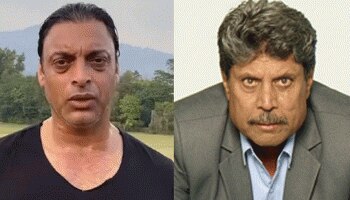 এখন কি ঝগড়ার সময়! কপিল দেব—শোয়েব আখতারের ইঁট—পাটকেল ছোড়াছুড়ি চলছেই