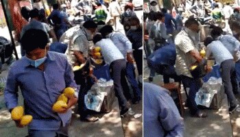 গরীব হকারের সব আম লুঠ করল একদল মানুষ, অমানবিক ছবি