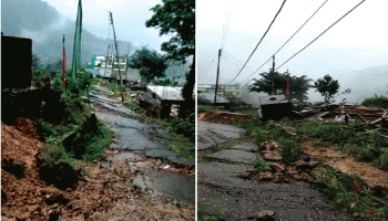 ভারী বৃষ্টিতে দার্জিলিংয়ের একাধিক জায়গায় ধস, বিজনবাড়িতে দুর্ভোগে ৩০ পরিবার  
