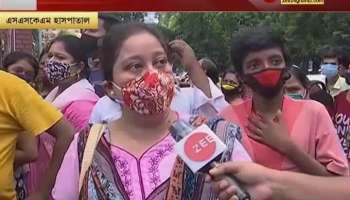 chaos at SSKM Hospital, Corona Rules strike out