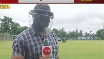Manoj Tiwary in practice from today, playing Ranji for Bengal, preparing for the field live from Salt Lake