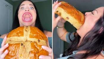 Largest Female Mouth: একবারে মুখে ঢুকিয়ে নেন আস্ত একটা বার্গার, ইনি বিশ্বের সবচেয়ে বড় 'হাঁ'-এর অধিকারিনী 
