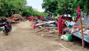 Malda: বিহার পুলিসের পরিচয়ে তাণ্ডব হরিশ্চন্দ্রপুরে, জেসিবি দিয়ে গুঁড়িয়ে দেওয়া হল ২০টি পরিবারের বাড়িঘর