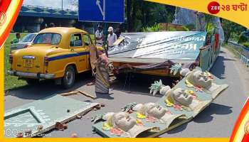 কার্নিভালে আসার পথে দুর্ঘটনা, ট্যাবলোতে ধাক্কা বেপরোয়া ট্যাক্সির