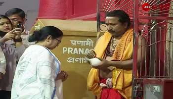 Abhishek and Mamata at Tripureshwari Temple 